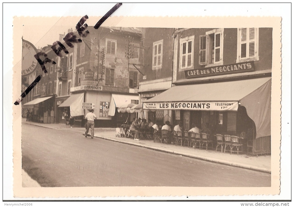 Haute Savoie - 74 - Bonneville  Café Des Négociants  Carte Photo  Env. 10x 14,7 Cm - Bonneville