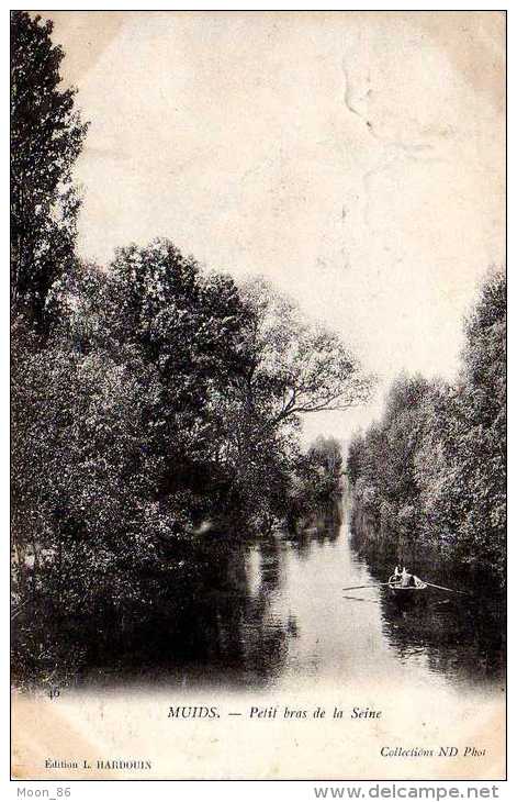 27 - MUIDS -  Petit Bras De La Seine - Barque De Pêcheur - Muids