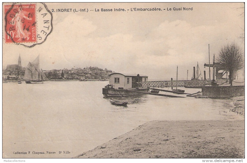 Indret (44) La Basse-Indre - L'embarcadère-le Quai Nord - Basse-Indre