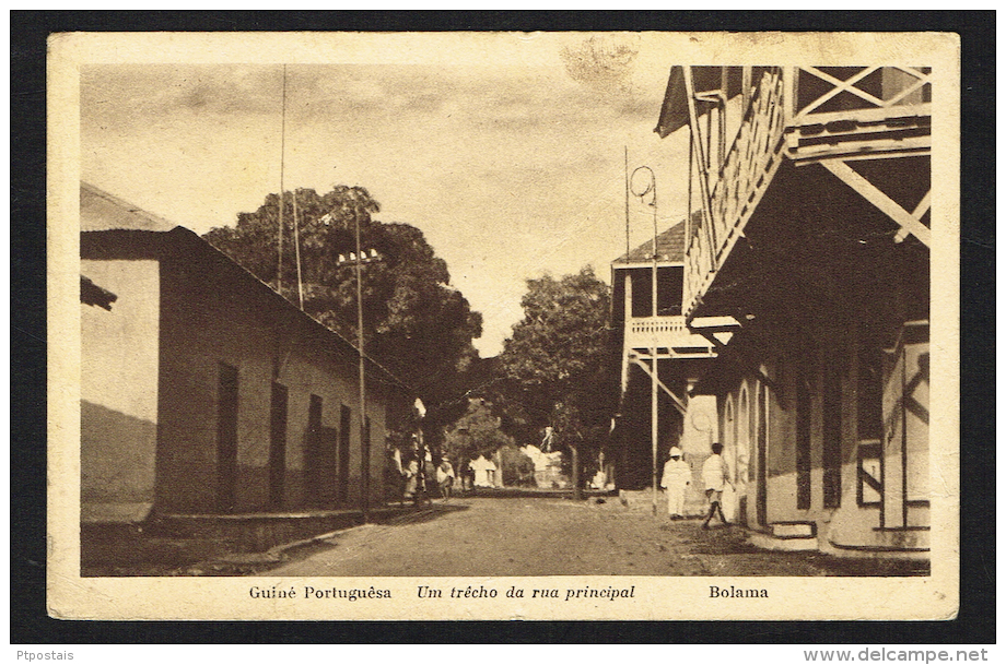 BOLAMA (Guinea Bissau Guine Portuguesa) - Um Trecho Da Rua Principal - Guinea-Bissau