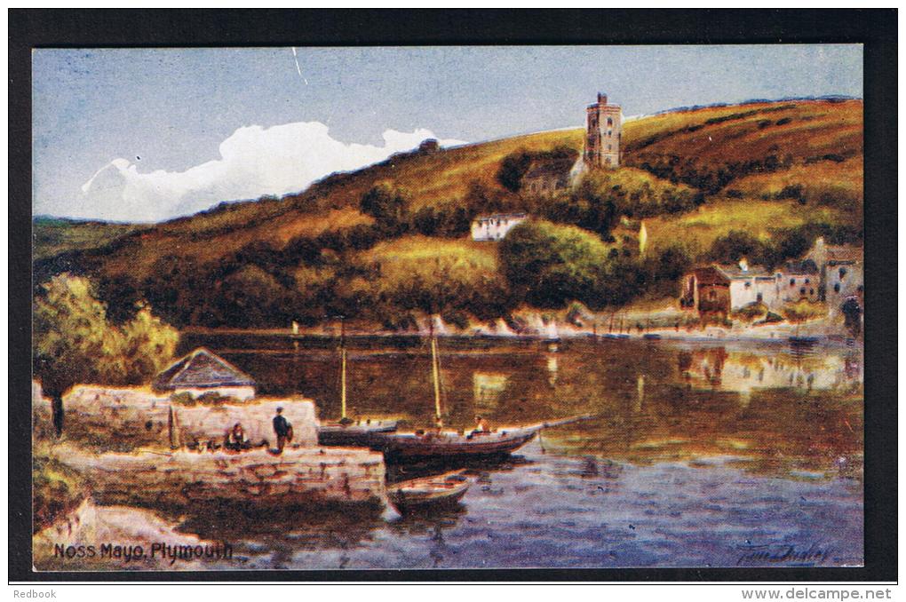 RB 948 - Early Postcard - Noss Mayo Harbour - Plymouth Devon - Plymouth