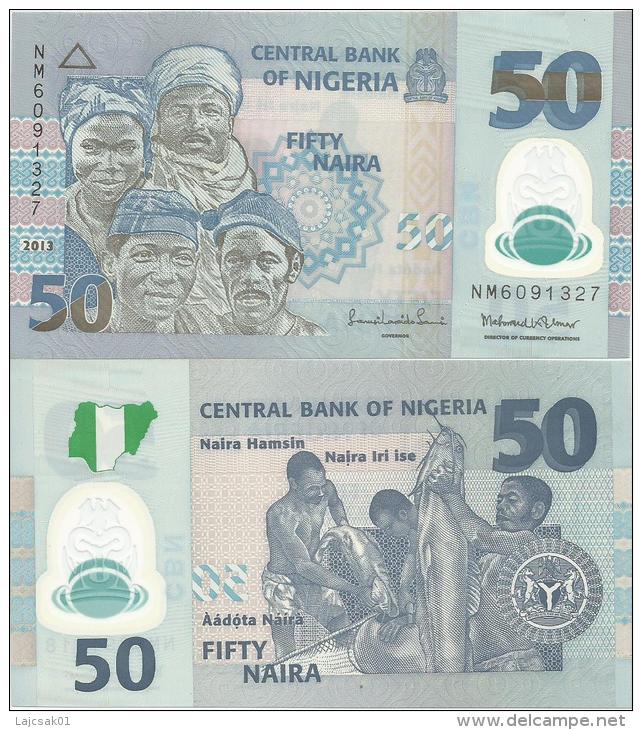 Nigeria 50 Naira 2013. UNC Polymer  NM Serie - Nigeria