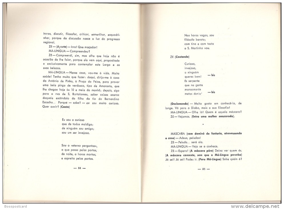 Aveiro - Revista "Pangloss Em Aveiro" (78 Páginas) (livro C/ Dedicatória Autógrafa) (4 Scans) - Theatre