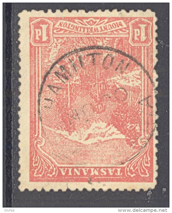 TASMANIA, 1906 1d With Postmark &acute;HAMILTON&acute; - Oblitérés