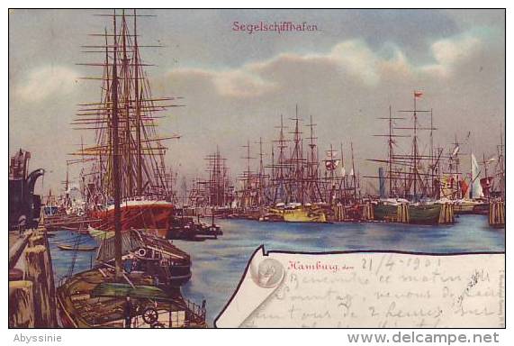 ALLEMAGNE - HAMBURG (1901) (voiliers 4 Mats) - D4 786 Bis - Lorch