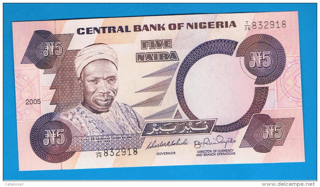 NIGERIA - 5 Naira 2005 SC  P-24 - Nigeria