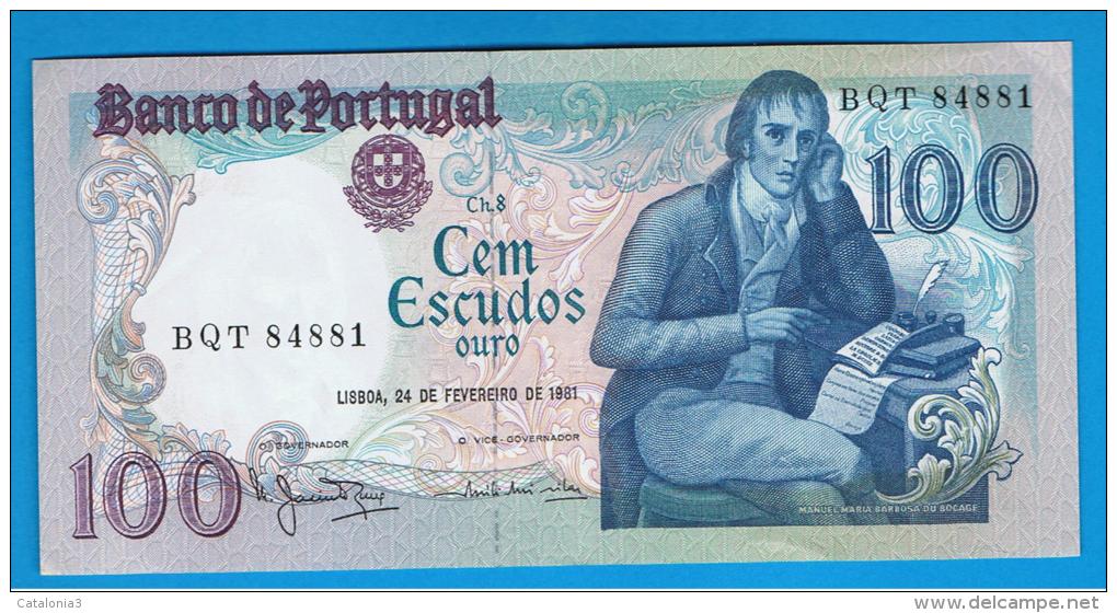 PORTUGAL -  100 Escudos 1981  SC  P-178 - Portugal