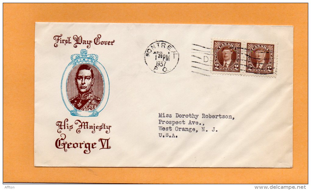 Canada 1937 FDC - ....-1951