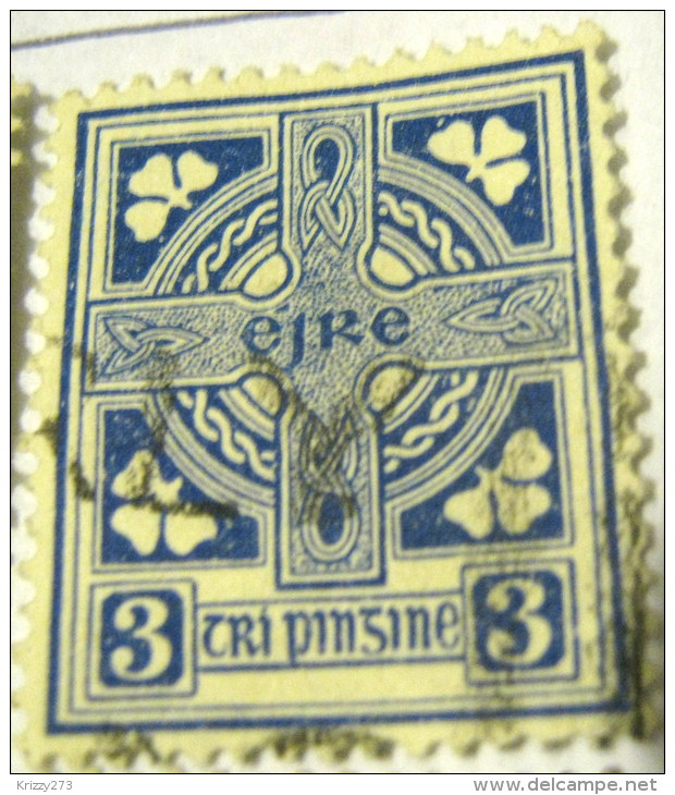 Ireland 1922 Celtic Cross 3d - Used - Usados