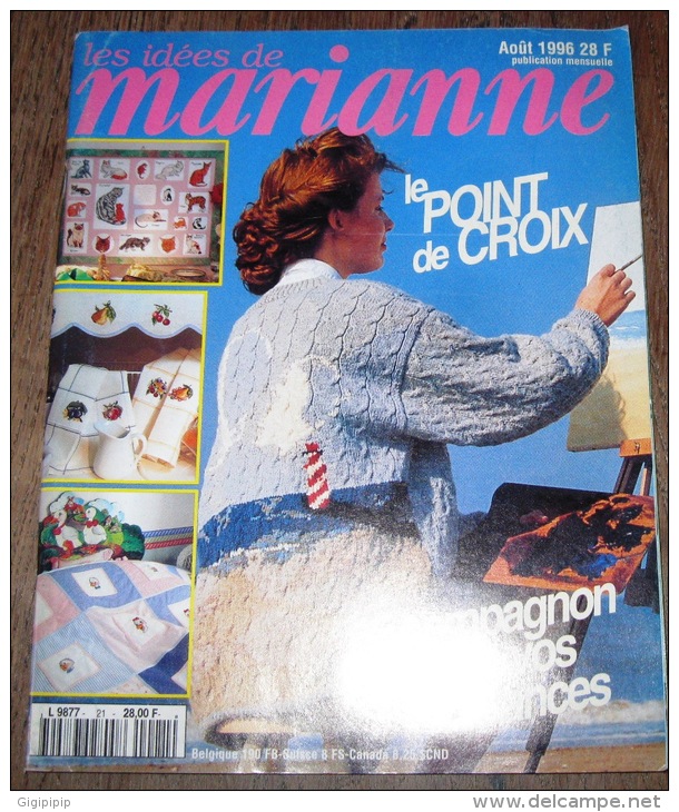 REVUE MAGAZINE LES IDEES DE MARIANNE LE POINT DE CROIX 1996 N° 21 - Maison & Décoration