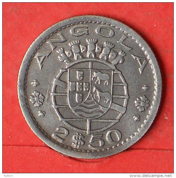 ANGOLA  2,5  ESCUDOS  1953   KM# 77  -    (Nº03244) - Angola