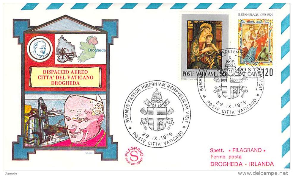 RELIGION CATHOLIQUE VOYAGE  PAPE  JEAN PAUL II   Pope John Paul II Papst Johannes Paul II  PAPA Jonas Paulius II - Lettres & Documents