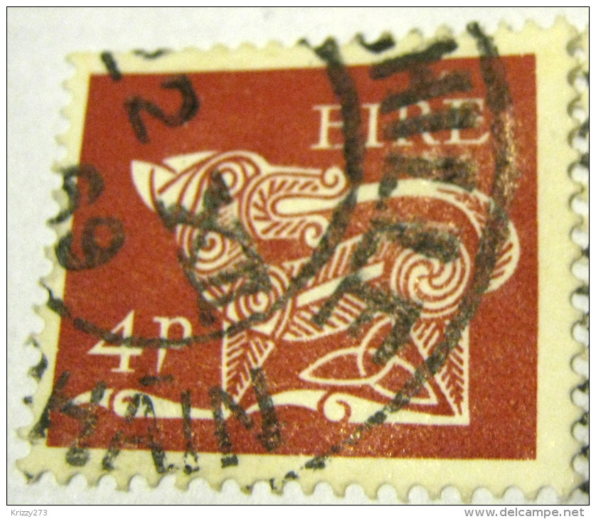 Ireland 1968 Stylised Dog 4p - Used - Oblitérés