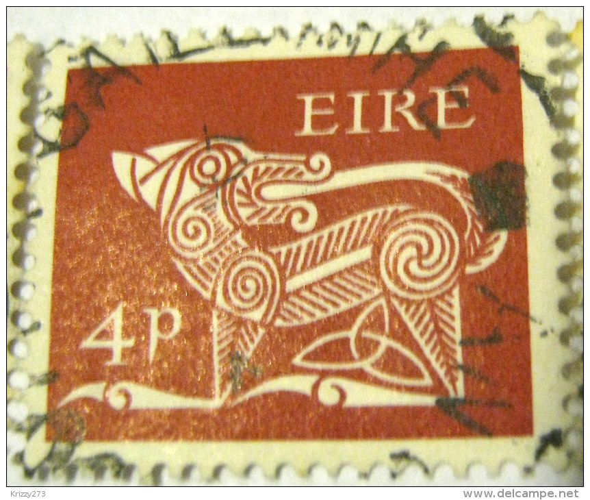 Ireland 1968 Stylised Dog 4p - Used - Oblitérés