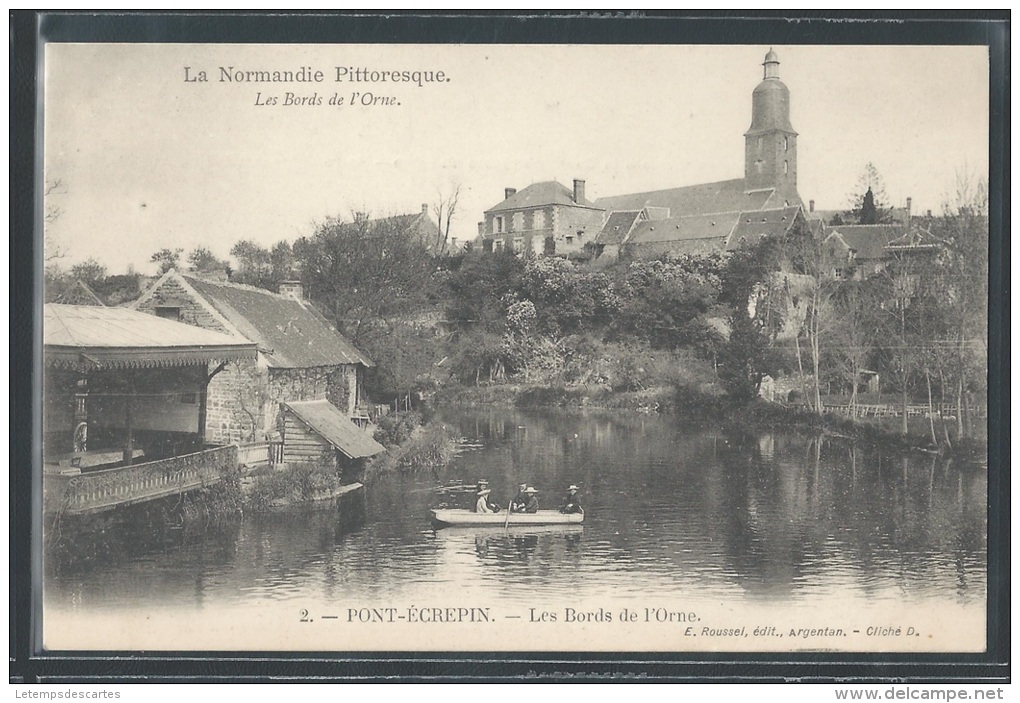 - CPA 61 - Pont-Ecrepin, Les Bords De L'Orne - Pont Ecrepin