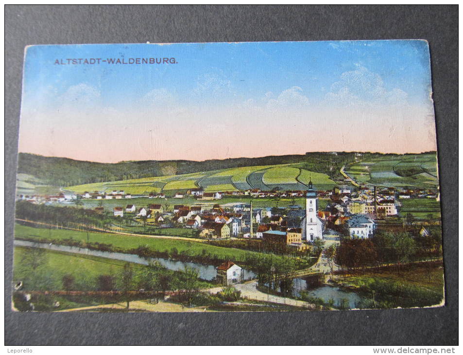 AK WALDENBURG ALTSTADT 1914  //  D*8942 - Waldenburg (Sachsen)