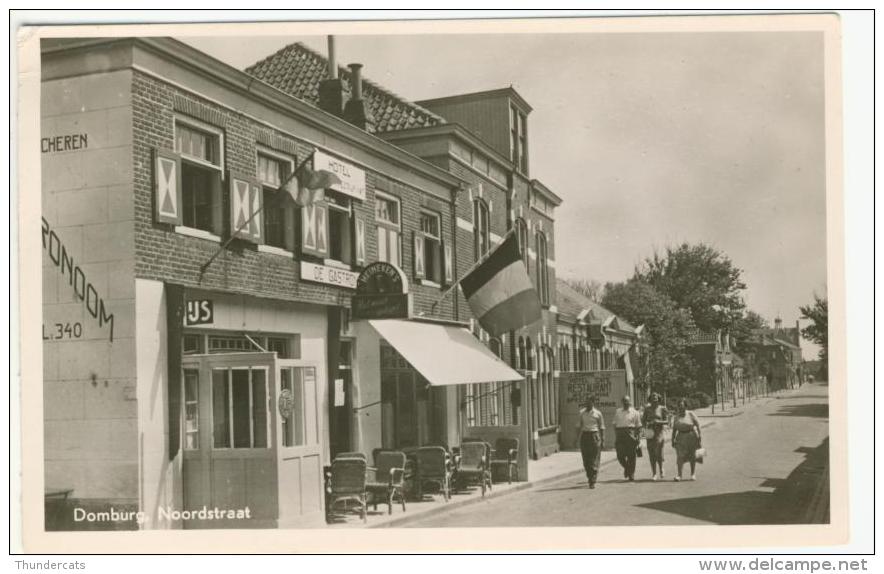 DOMBURG NOORDSTRAAT POSTKAART - Domburg