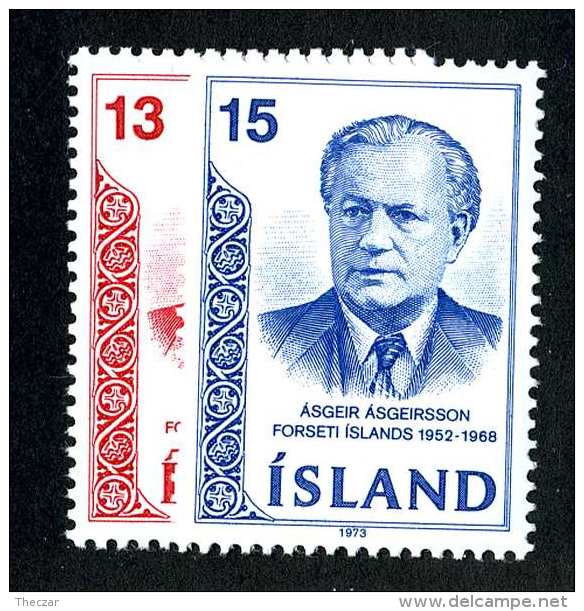 4220x)  Iceland 1973 - Sc # 455/56   ~ Mnh** - Neufs