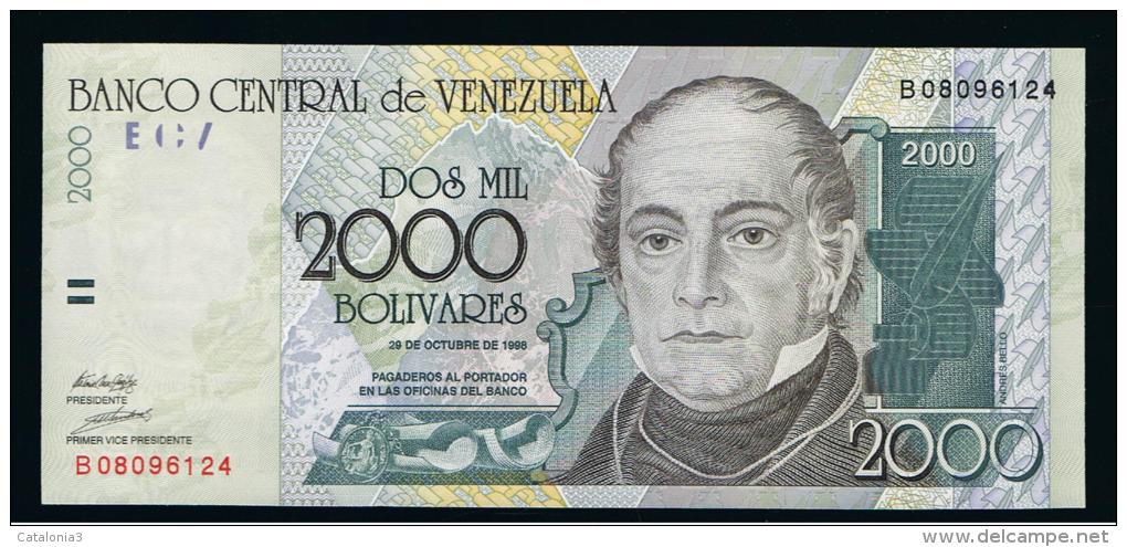 VENEZUELA - 2000  Bolivares 1998 SC   P-80 - Venezuela