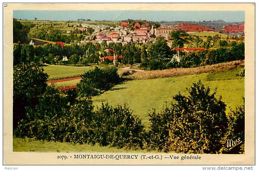 Tarn-et-garonne - Ref A 200 - Montaigu -de-querçy- Vue Générale - Carte Bon état - - Montaigu De Quercy