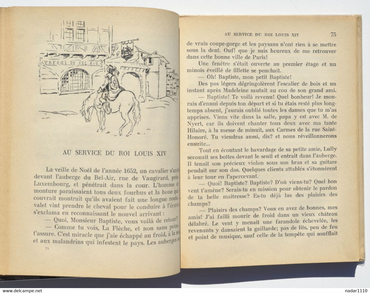 Enfantina / PIERRE PROBST - LULLY, PETIT VIOLON DU ROI - EO 1950, Editions De L'Amitié - Bibliotheque De L'Amitie