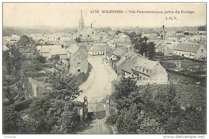 Sept13 948 : Solesmes  -  Vue Du Collège - Solesmes