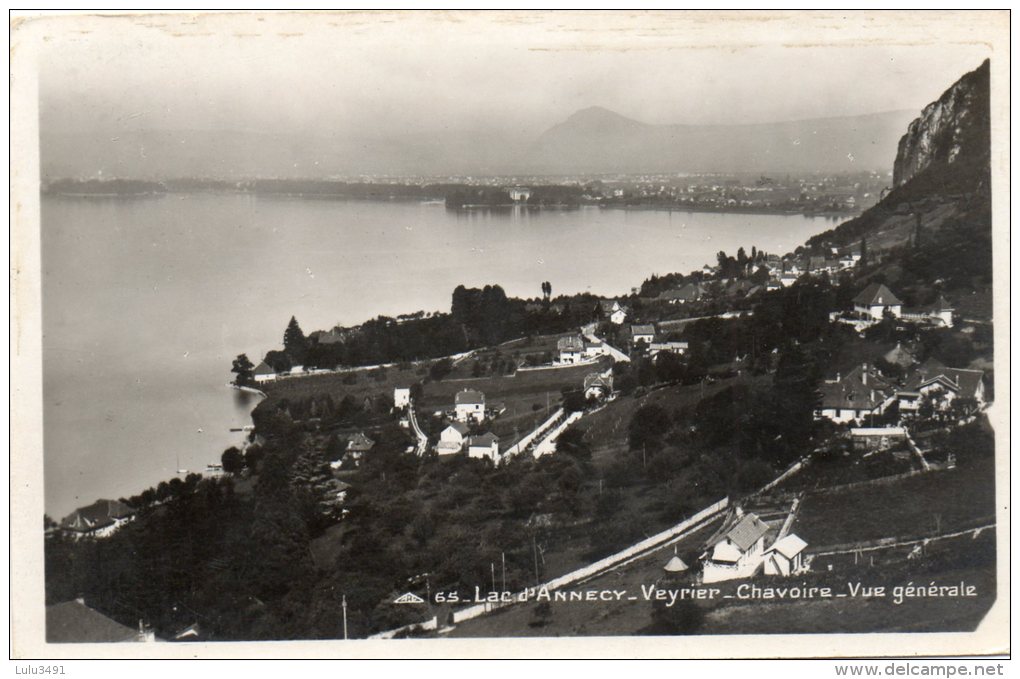 CPASM - VEYRIER (74) - CHAVOIRE - Le Village Et Le Lac En 1930 - Veyrier