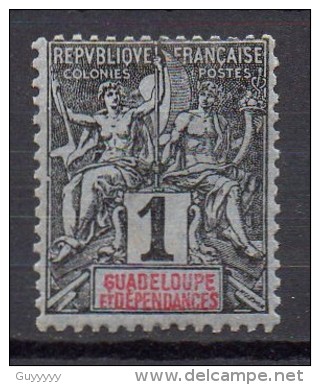 Guadeloupe - 1892 - N° Yvert : 27 * - Neufs