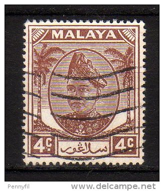 MALAYA SELANGOR - 1949/55 YT 50 USED - Selangor