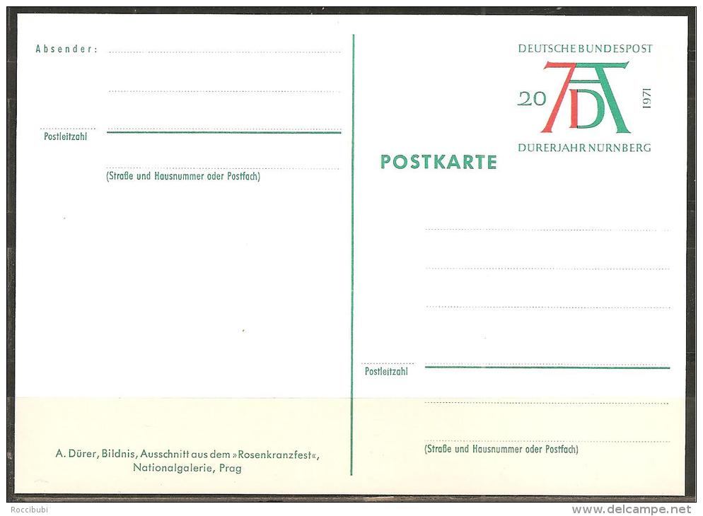 = BRD - Ganzsache/Postkarte * = - Postkaarten - Ongebruikt