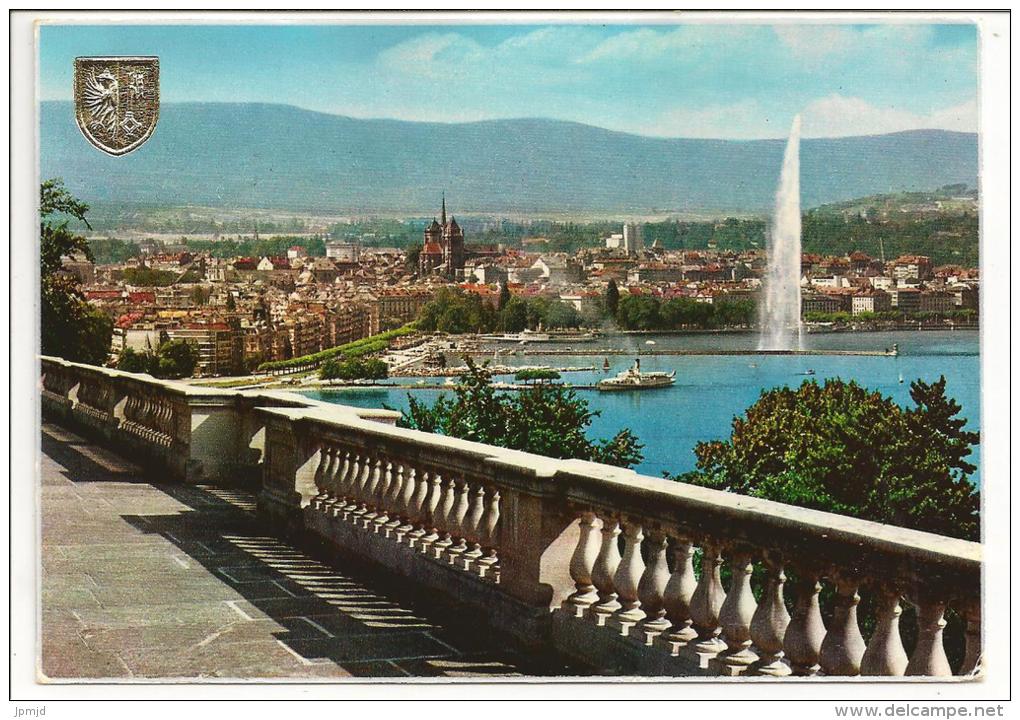 Suisse - GENEVE - La Rade Et La Ville Depuis Cologny - Ed. JAEGER Nr 7030 - Cologny