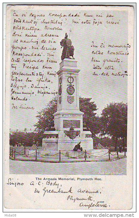 THE ARMADA MEMORIAL PLYMOUTH HOE. - Plymouth