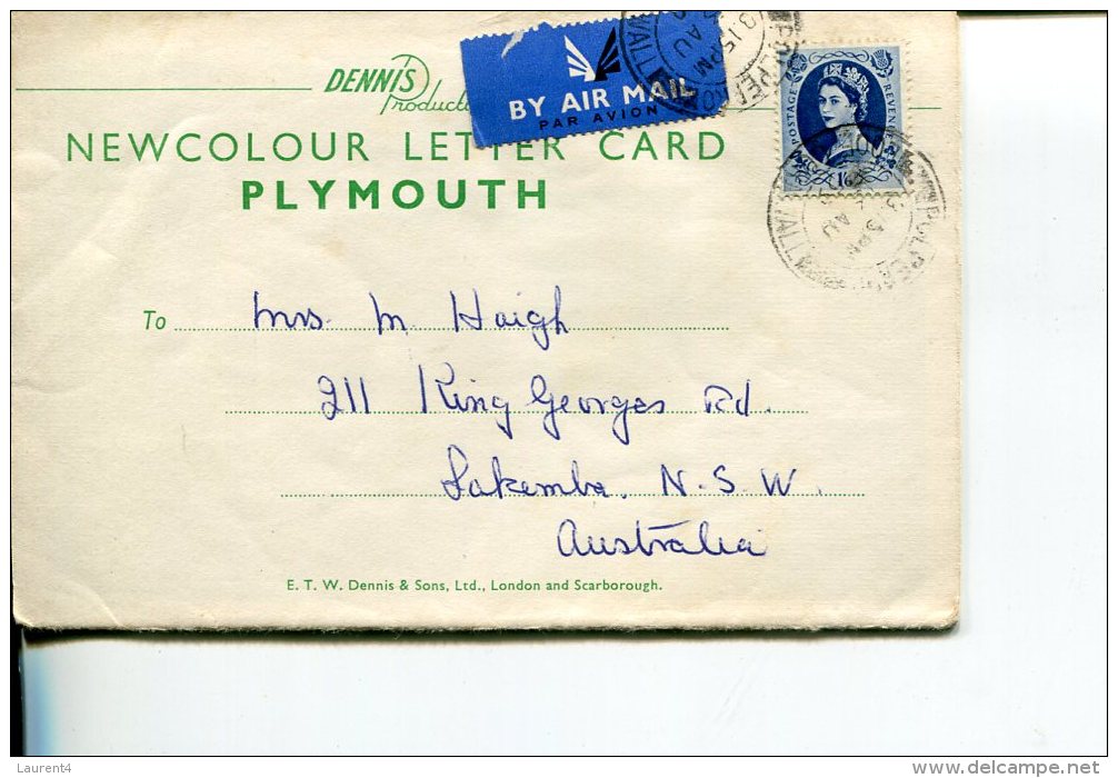 (folder 33) Very Old Postcard Folder - UK - Plymouth - Plymouth