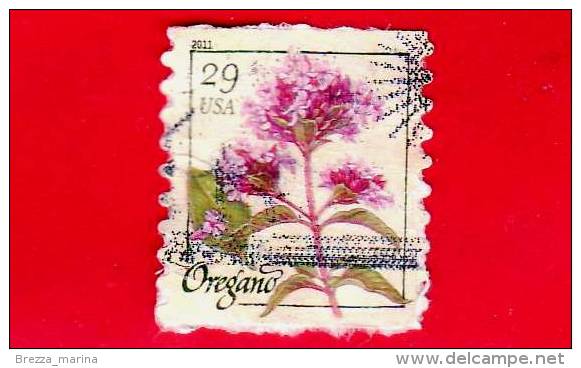 U.S. - USA - STATI UNITI - Usato - 2011 - Erbe - Oregano (from Pane) - 29 - Used Stamps