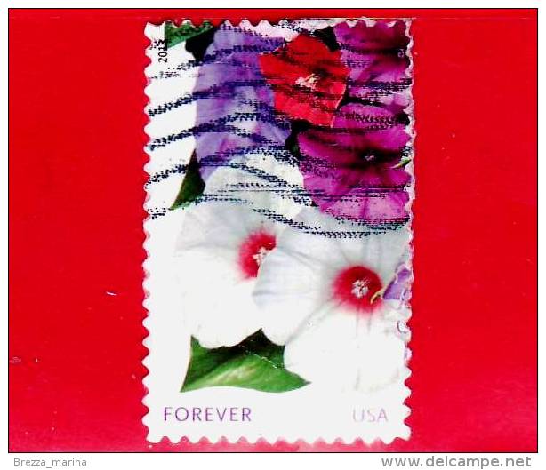 U.S. - USA - STATI UNITI - Usato - 2013 - Forever - Fiori - Flowers - Used Stamps