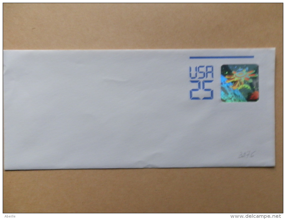 A3276    ENVELOPPE  USA - Hologrammes