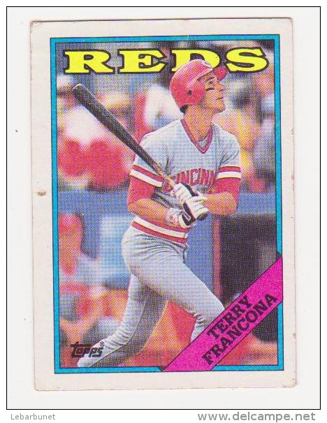 4cartes De Baseball "Topps " Reds : Kurt Stillwell-Guy Hoffman-Terry Francona-John Franco - Sonstige & Ohne Zuordnung