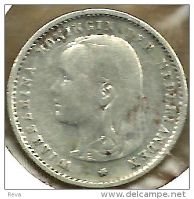 NERTHERLANDS 10 CENTS WREATH FRONT QUEEN HEAD BACK 1895 AG SILVER SCARCE KM116 VF READ DESCRIPTION CAREFULLY !!! - 10 Cent