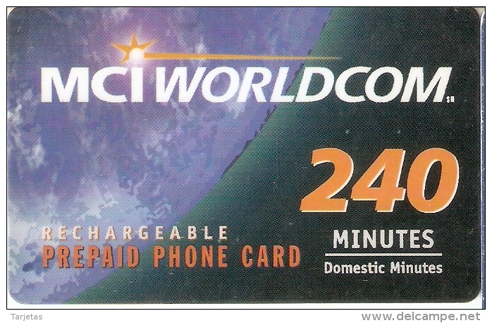 TARJETA DE ESTADOS UNIDOS DE MCI WORLD DE 240 MINUTES - Other & Unclassified