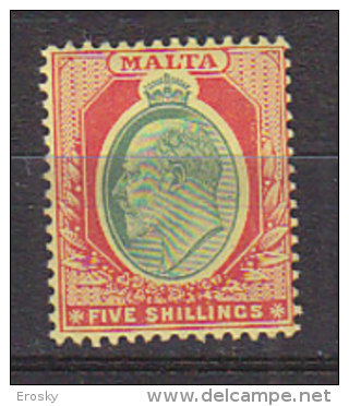 P3704 - BRITISH COLONIES MALTA Yv N°41 * - Malta (...-1964)