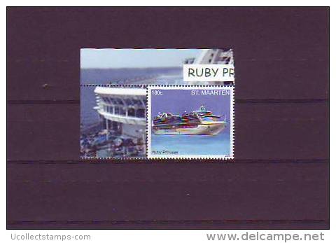 St Maarten  2013  Ruby Princes Schip   Postfris/mnh/neuf - Ongebruikt