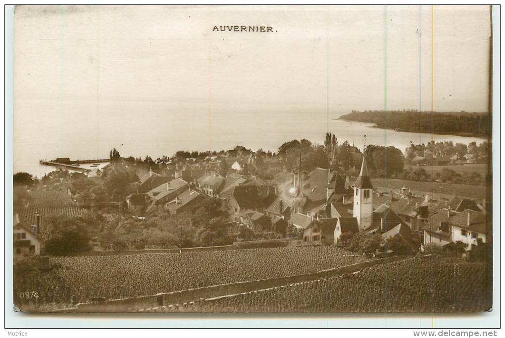 AUVERNIER  - Vue Générale. - Auvernier