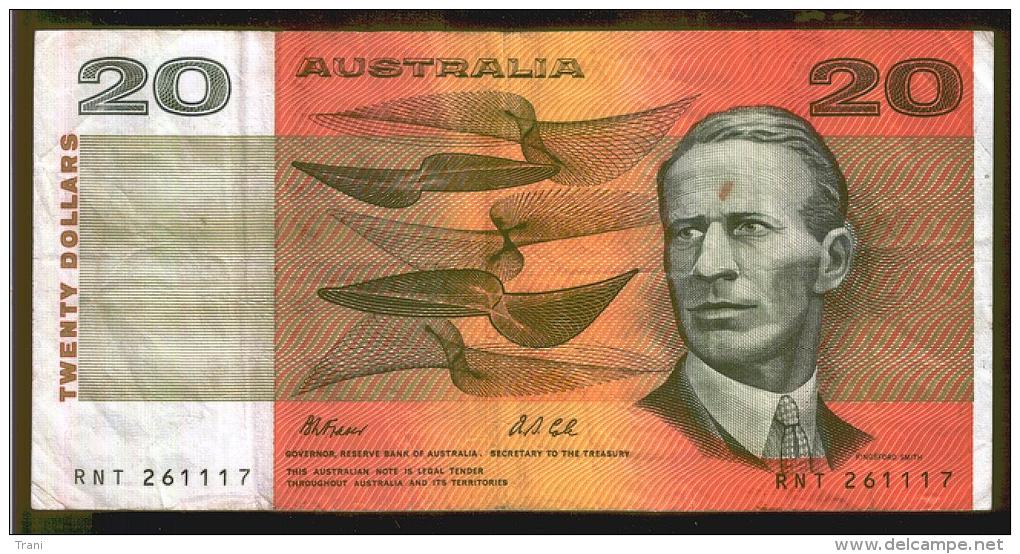 BANCONOTA AUSTRALIANA DA 20 DOLLARI - 1966-72 Reserve Bank Of Australia