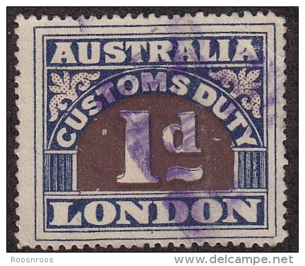 FISCAL AUSTRALIE AUSTRALIA CUSTOM DUTY  DROIT DE DOUANE - Fiscales