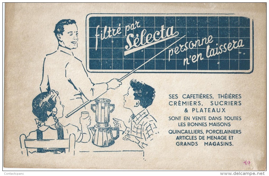 Cafetieres  Et  Théières   "  SELECTA  "   -   Ft  =  21.5 Cm X 13.5 Cm - Koffie En Thee