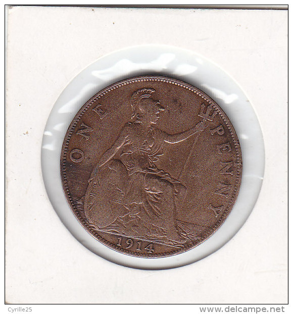 ONE PENNY 1914 - D. 1 Penny