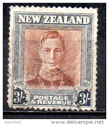 NEW ZEALAND 1938 King George VI  - 3s. - Brown And Grey   FU SPACFILLER CHEAP PRICE - Nuevos