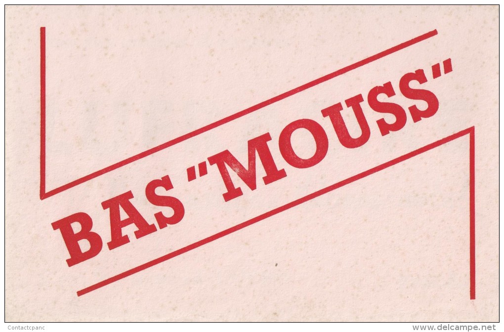 "  BAS   MOUSS   "        Ft  = 21 Cm  X  13.5 Cm - Kleding & Textiel