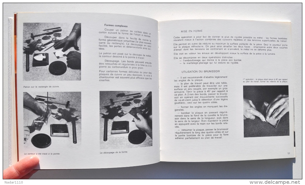 Email / Bijou / Les EMAUX sur METAUX - Jean Adam (Dessain et Tolra, 1974)