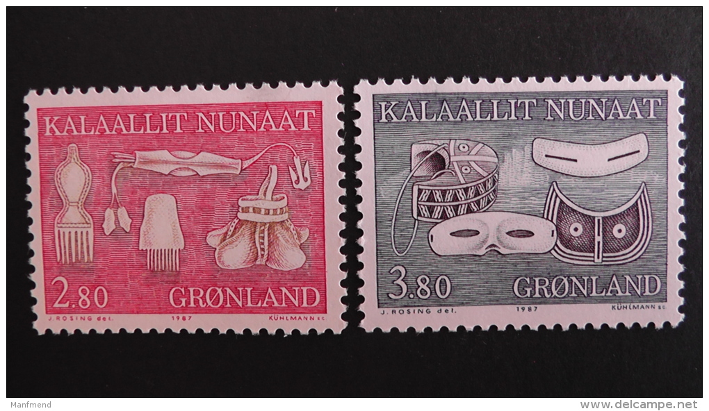 Greenland - 1987 - Mi.Nr. 174-5**MNH - Look Scan - Ongebruikt